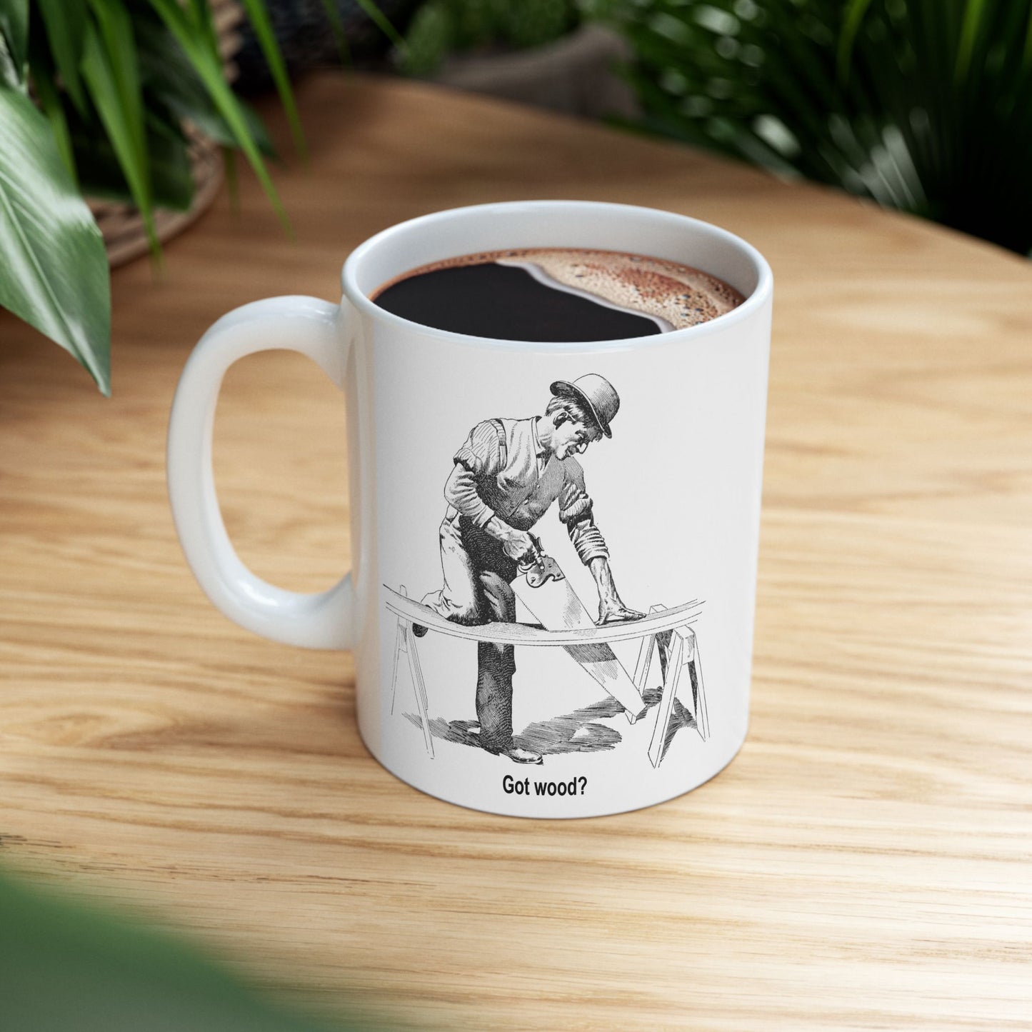 19th Century Carpenter's Morning Cuppa Joe | Carpenter's Gift | Woodworker's Gift | Hand Tools | Saw Sharpening