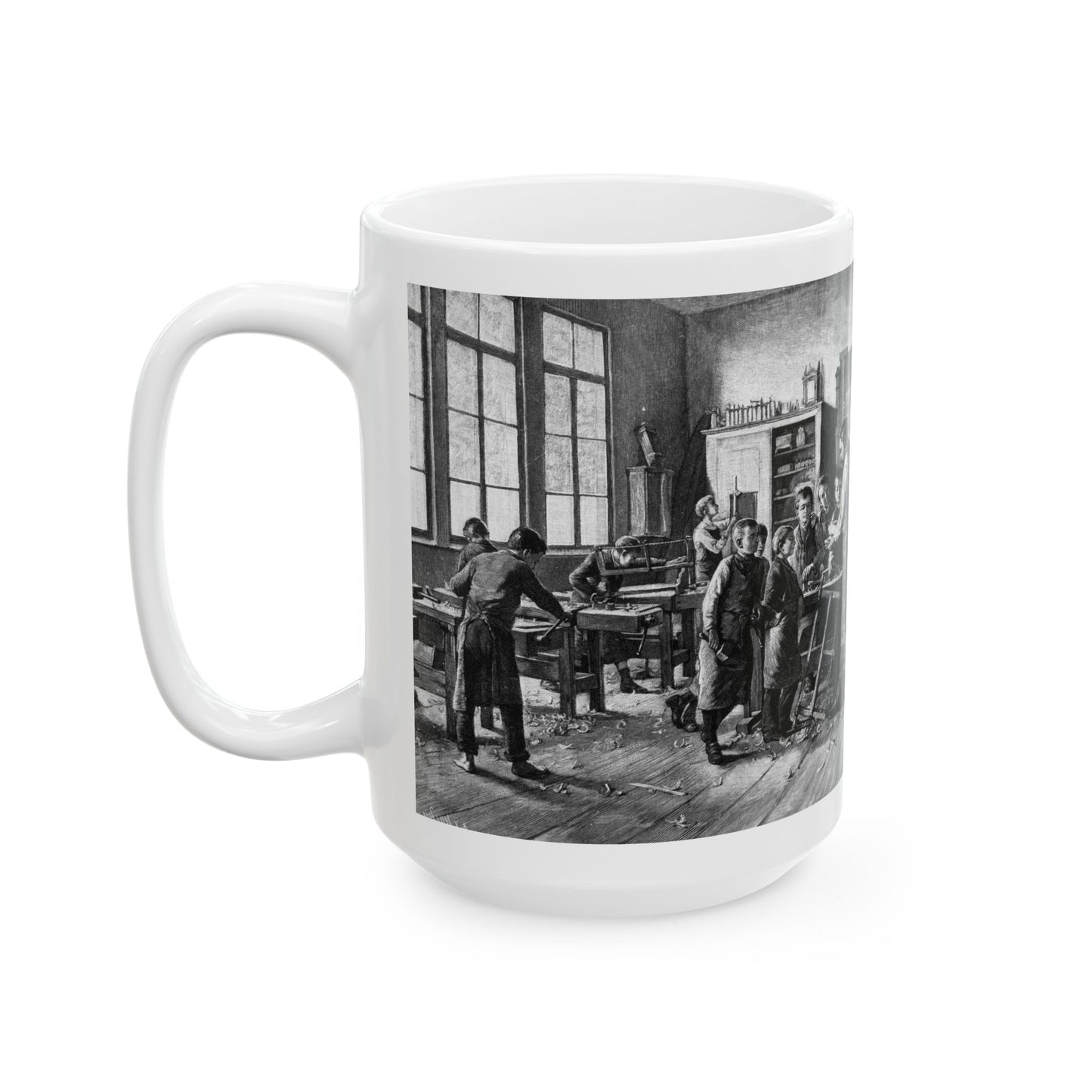 Shop Teacher's Vintage-Inspired Ceramic Mug | 11oz & 15oz