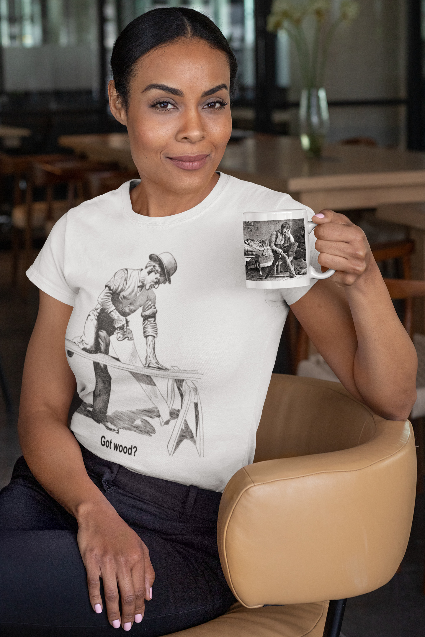 Funny Carpenter T-Shirt - "Got Wood?" Unisex Softstyle Tee