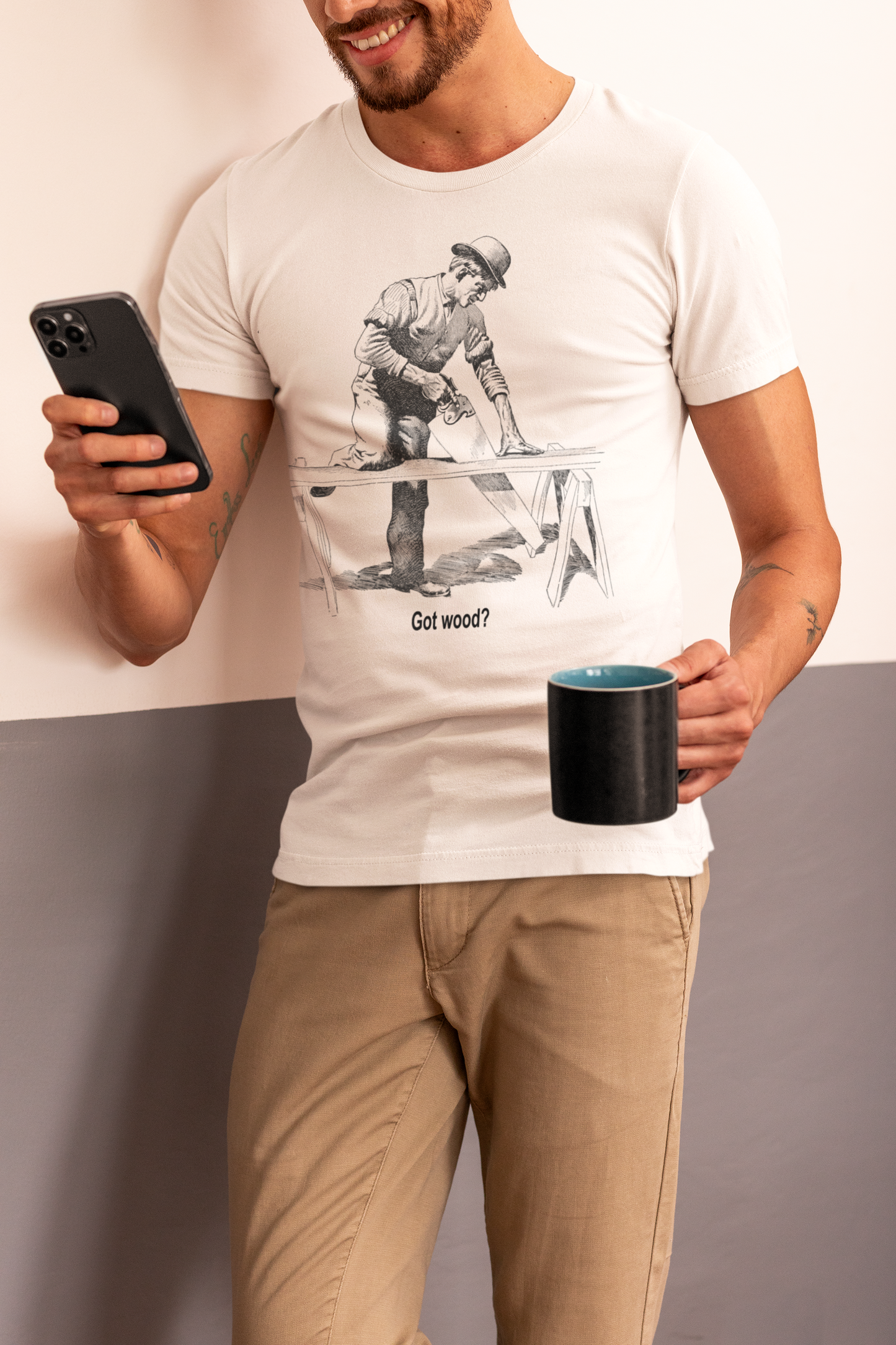 Funny Carpenter T-Shirt - "Got Wood?" Unisex Softstyle Tee