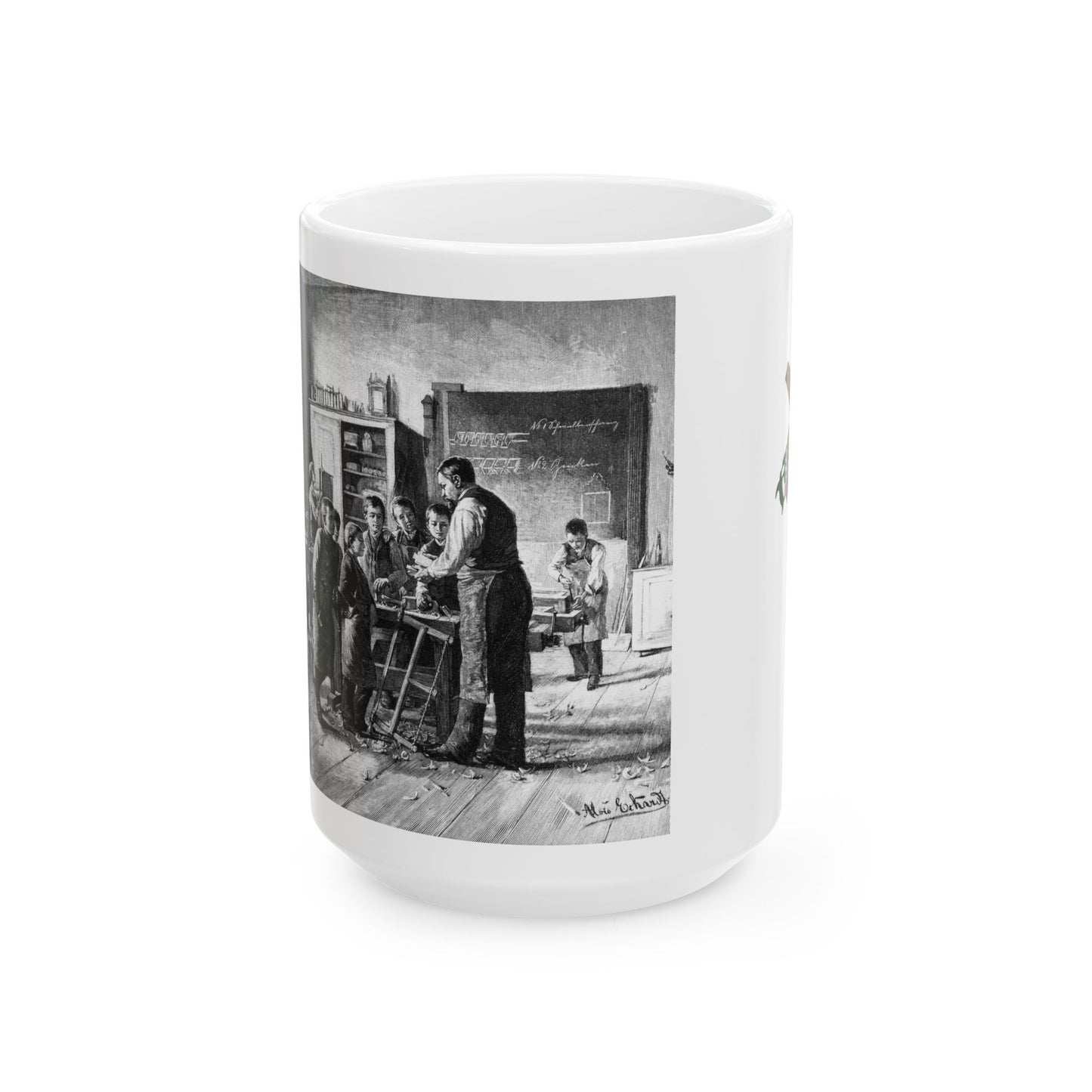 Shop Teacher's Vintage-Inspired Ceramic Mug | 11oz & 15oz