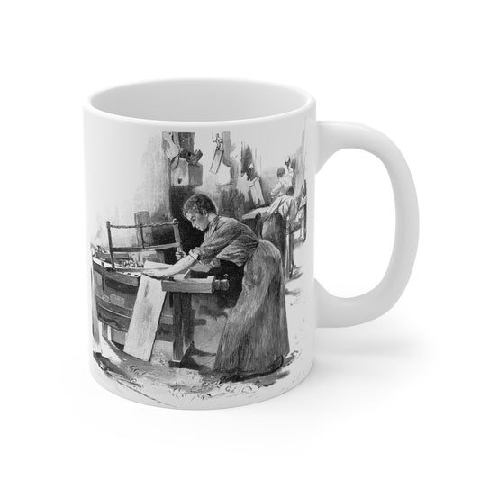 Empowering Mug - Nevertheless She Persisted, Inspirational Gift, Motivational Coffee Cup, Feminist Decor, Unique Office Mug