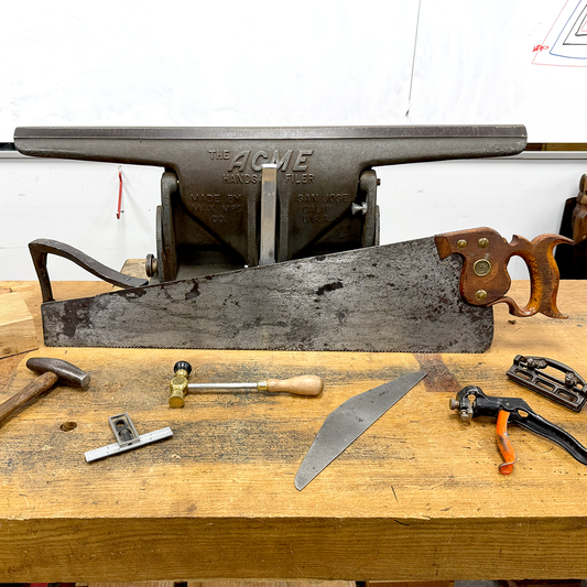 26" Disston No. 7 PHILAD'A (1887-1896), 6 ppi rip