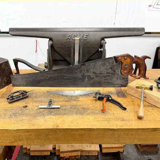 26" Disston No. 112 PHILA (1917-1940) Handsaw, 8 ppi x-cut